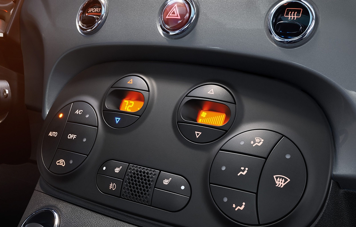 Fiat 500 interior air conditioning